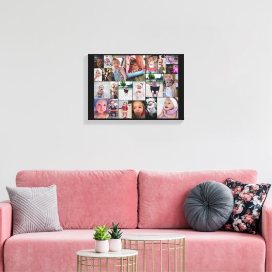 Raelynne Photo Collage Canvas Print (Insitu (Woonkamer))