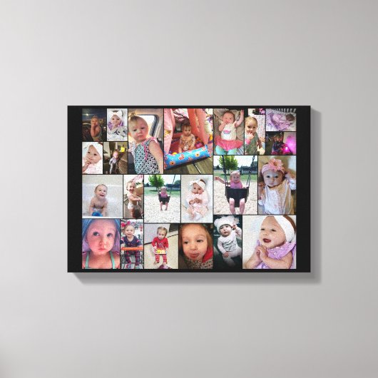Raelynne Photo Collage Canvas Print (Voorkant)