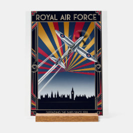 RAF Art Deco Acryl Bord
