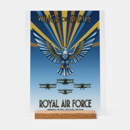 RAF Art Deco Acryl Bord