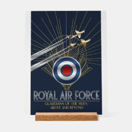 RAF Art Deco Acryl Bord