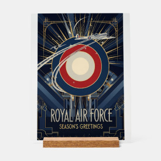 RAF Art Deco Christmas Edition Acryl Bord