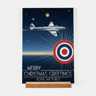 RAF Art Deco Christmas Edition Acryl Bord