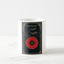 RAF Art Deco Remembrance Day Edition Koffiemok