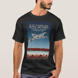 RAF Art Deco Remembrance Day Edition T-shirt