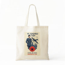 RAF Art Deco Remembrance Day Edition Tote Bag