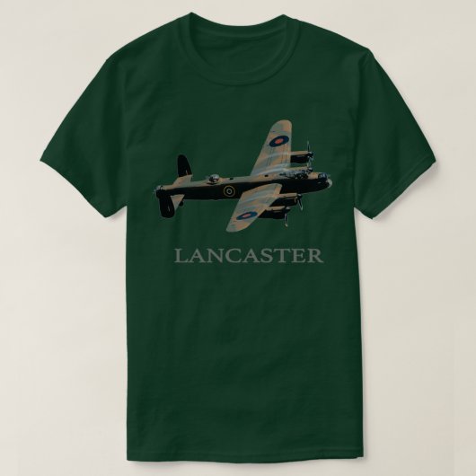 RAF AVRO LANCASTER WW2 BOMPLANNING T 1 T-SHIRT (Design voorkant)