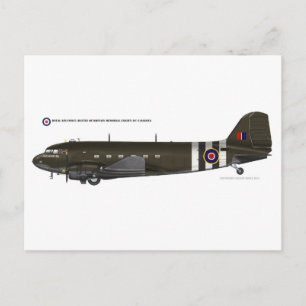 RAF BBMF DC3 Dakota Briefkaart