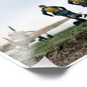 RAF Pilots "Scramble" tijdens de slag om Groot-Bri Foto Afdruk (Hoek)