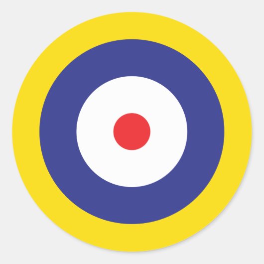 RAF/RCAF Roundel Stickers (Voorkant)