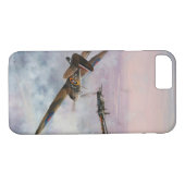 RAF Spitfire iPhone Case (Achterkant (Horizontaal))