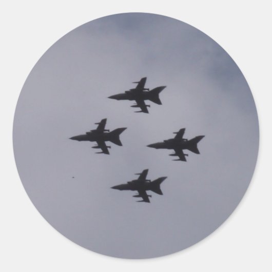 RAF Tornados Ronde Sticker (Voorkant)