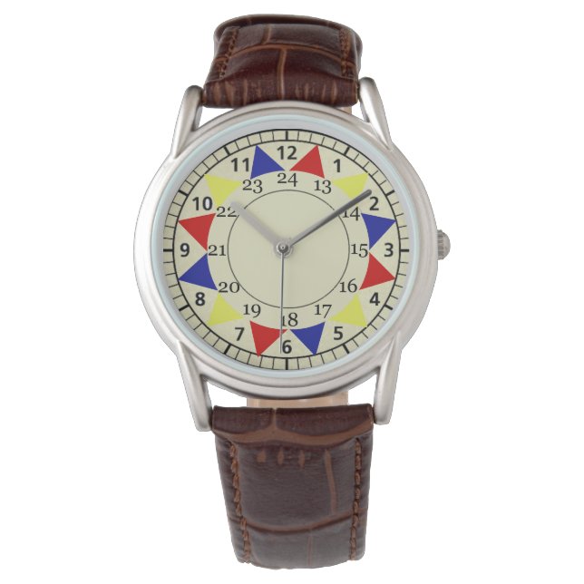  RAF Traditional Watch Leather Strap Horloge (Voorkant)
