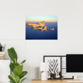 RAF Tristar en F-18C Hornet Poster (Thuiskantoor)