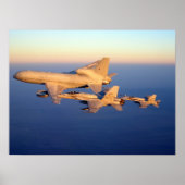 RAF Tristar en F-18C Hornet Poster (Voorkant)