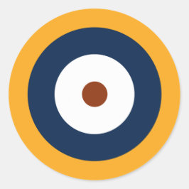RAF Type A.1 Roundel. Ronde Sticker