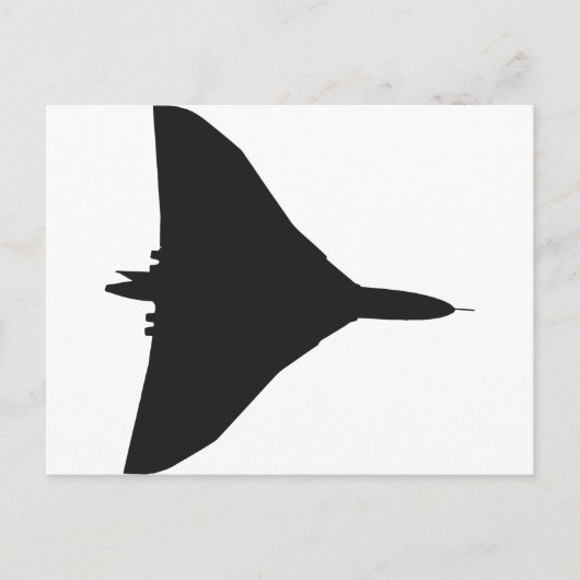 RAF Vulcan Bomber Briefkaart (Voorkant)
