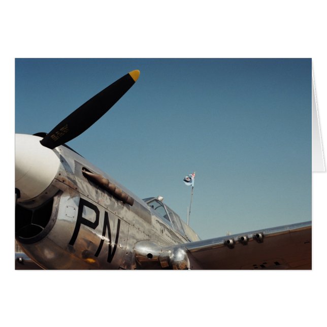 RAF WW2 Vuurvliegtuig (Voorkant Horizontaal)