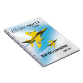 RAF Yellowjacks in Gnat T.1-trainers Notitieboek (Rechterzijde)