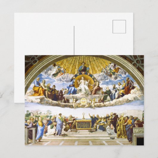 Rafaël Disputa over het Heilig Sacrament Kunst Briefkaart (Voorkant / Achterkant)