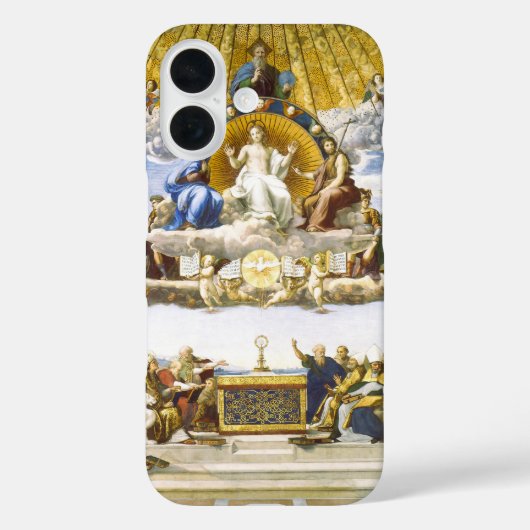 Rafaël Disputa over het Heilig Sacrament Kunst Case-Mate iPhone Case (Achterkant)