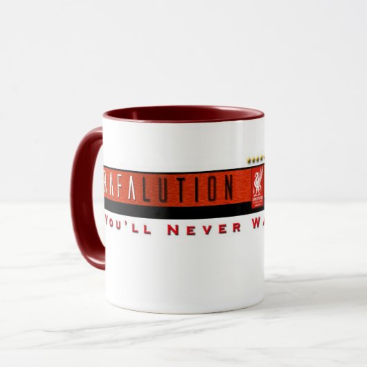 Rafalution Banner - Mok (Voorkant links)