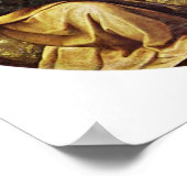 Raffael - Heilige Familie onder palmboom Tondo Poster (Hoek)