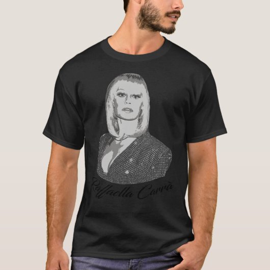 raffaella carrà, ciao raffaella carrà, rip raffael t-shirt (Voorkant)