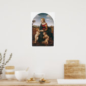 Raffaello Sanzio da Urbino - la belle jardiniere Poster (Keuken)
