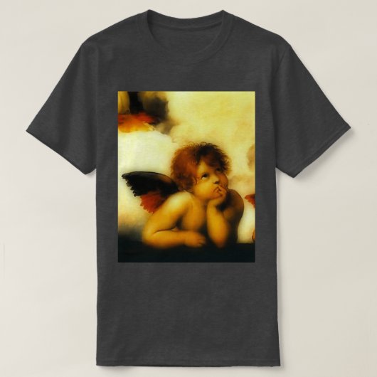 Raffaello Sanzio da Urbino quotSistine Madonnaquot T-shirt (Design voorkant)