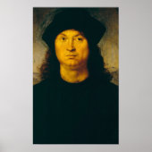 Raffaello Sanzio da Urbino - ritratto di uomo 1 Poster (Voorkant)