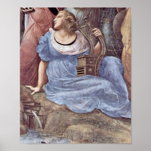 Raffaello Sanzio da Urbino - Terpsichore Poster (Voorkant)