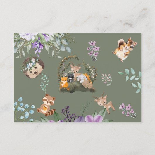 Raffelkorf van groenbossen informatiekaartje (Achterkant)