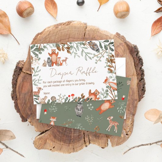 Raffelkorf van groenbossen informatiekaartje