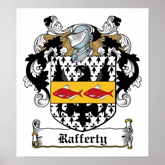 Rafferty Family Crest Poster (Voorkant)