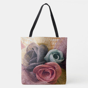 Raffia Rozen Tote Bag