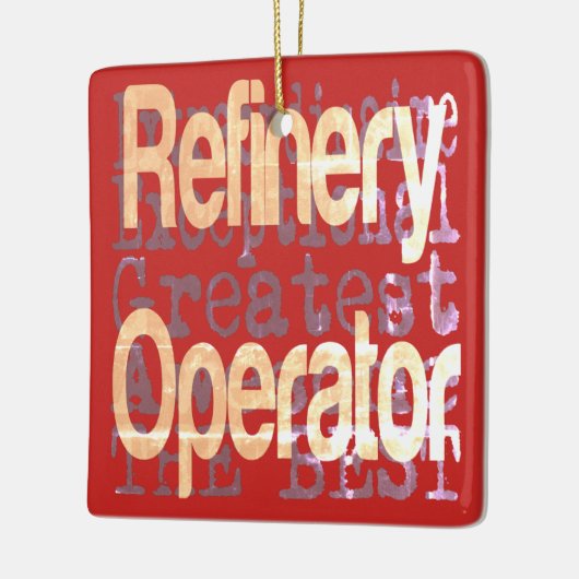 Raffinaderij-extraordinaire Keramisch Ornament (Links)