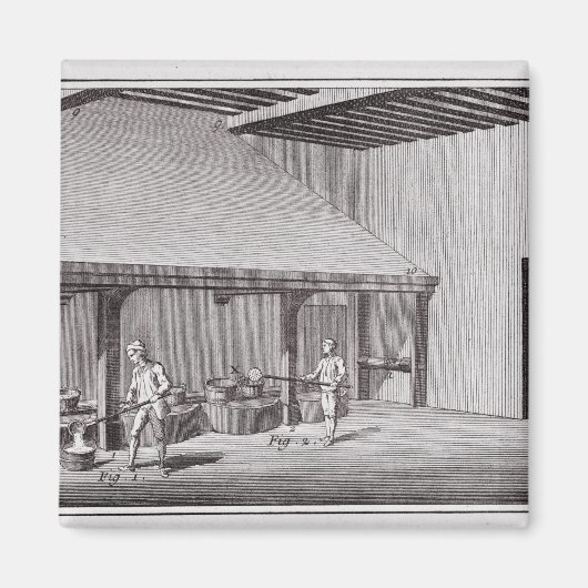 Raffinagesalpeter Magneet (Voorkant)