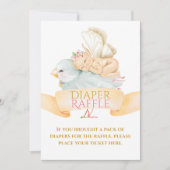 Raffle-bord voor baby en luiers kaart (Voorkant)