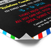 Raffle Fundraiser Flyer Sjabloon Poster (Hoek)