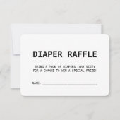 Raffle met het Baby shower van het grote Boho Beig Kaart (Voorkant)