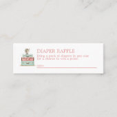 Raffle Mini Enclosure Kaart voor reisthema Mini Visitekaartje (Voorkant)