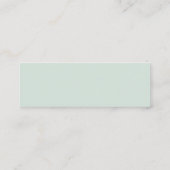 Raffle Mini Enclosure Kaart voor reisthema Mini Visitekaartje (Achterkant)