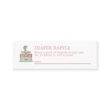 Raffle Mini Enclosure Kaart voor reisthema