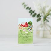 Raffle Ticket Baby shower Informatiekaartje (Staand voorkant)