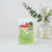 Raffle Ticket Baby shower Informatiekaartje (Staand voorkant)