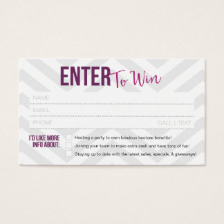 Raffle Ticket / Deurprijs Visitekaartjes