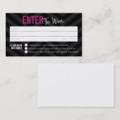 Raffle Ticket/Deurprijs Visitekaartjes (Voorkant / Achterkant)