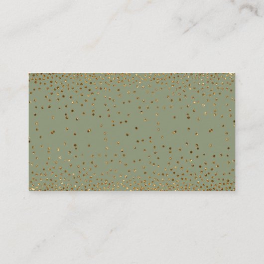 Raffle Ticket Kaarten voor Confetti en gouden  (Achterkant)