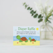 Raffle Tickets turtle Diaper (Staand voorkant)